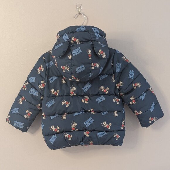 💜 2 for 30 💜 Mickey Mouse Puffer Coat | 18–24M | Winter Jacket - Picture 3 of 8